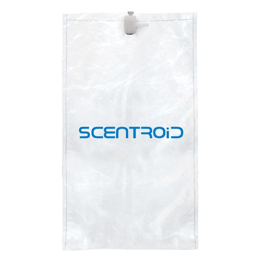 [BGD3-PP] 3L Tedlar 2mil Gas Sampling Bag with 2-in-1 Polypropylene Fitting